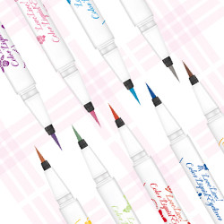 LoveLive! Color Liquid Eyeliner (Natural Orange / Sky Blue / Olive Grey / Navy Blue / Sunlight Yellow / Cardinal Red / Pansy Purple / Leaf Green / Hot Pink)